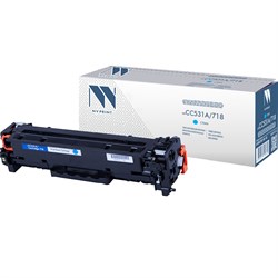 Картридж лазерный NV PRINT (NV-718C) для CANON LBP7200Cdn/MF8330Cdn/8350Cdn, голубой, ресурс 2900 стр., NV-CC531A/718C 101010362347 - фото 11477100