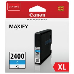 Картридж струйный CANON (PGI-2400XLС) iB4040/MB5040/MB5340, голубой, оригинальный, ресурс 1500 стр., 9274B001 101010362102 - фото 11477124