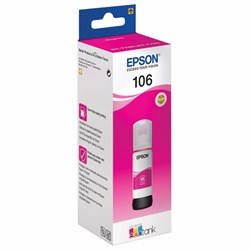 Чернила EPSON 106 (C13T00R340) для СНПЧ L7160/L7180, пурпурные, ОРИГИНАЛЬНЫЕ 101010363592 - фото 11477146