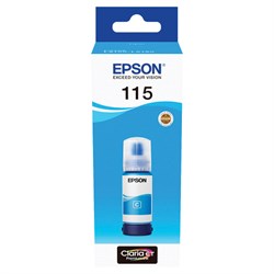 Чернила EPSON 115 (C13T07D24A) для СНПЧ L8160/L8180, голубые, объем 70 мл, ОРИГИНАЛЬНЫЕ 101010364020 - фото 11477147