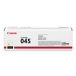 Картридж лазерный CANON (045Y) MF635/633/631/LBP 611/613, желтый, ресурс 1300 стр., оригинальный, 1239C002 101010362921 - фото 11477177