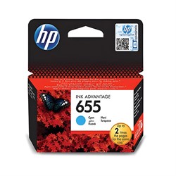 Картридж струйный HP (CZ110AE) Deskjet Ink Advantage 3525/5525/4515/4525 №655, голубой, оригинальный 101010361010 - фото 11477272