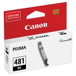 Картридж струйный CANON (CLI-481BK) для PIXMA TS704 / TS6140, черный, ресурс 1478 страниц, оригинальный, 2101C001 101010363212 - фото 11477449