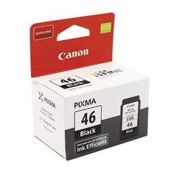 Картридж струйный CANON (PG-46) PIXMA E404/414/464/474/484/E3140, черный, оригинальный, ресурс 180 страниц, 9059B001 101010362257 - фото 11477452