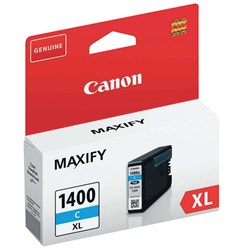 Картридж струйный CANON (PGI-1400XLС) МВ2040/МВ2340, голубой, оригинальный, ресурс 900 стр., 9202B001 101010362108 - фото 11477455