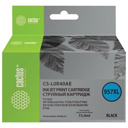 Картридж струйный CACTUS (CS-L0R40AE) для HP OfficeJet 8210/8218/8720/8725/8730, черный 101010363643 - фото 11477578