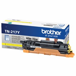 Картридж лазерный BROTHER (TN217Y) HLL3230CDW/DCPL3550CDW/MFCL3770CDW, желтый, оригинальный, ресурс 2300 страниц 101010363559 - фото 11477624