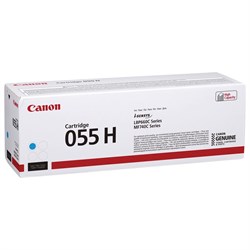 Картридж лазерный CANON (055HC) для LBP663/664/MF742/744/746, голубой, оригинальный, ресурс 5900 страниц, 3019C002 101010363335 - фото 11477939