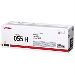 Картридж лазерный CANON (055HY) для LBP663/664/MF742/744/746, желтый, оригинальный, ресурс 5900 страниц, 3017C002 101010363336 - фото 11477941