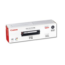 Картридж лазерный CANON (716BK) LBP-5050, черный, ресурс 2500 страниц, оригинальный, 1980B002 101010360729 - фото 11477946