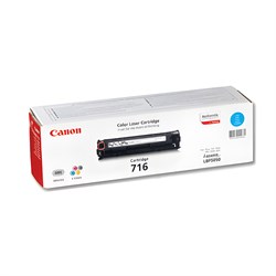 Картридж лазерный CANON (716С) LBP-5050, голубой, ресурс 1500 страниц, оригинальный, 1979B002 101010360730 - фото 11477949