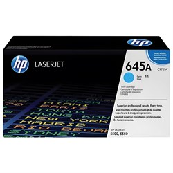 Картридж лазерный HP (C9731A) Color LaserJet 5500/5550, №645A, голубой, оригинальный, ресурс 12000 страниц 101010361218 - фото 11477968