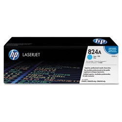 Картридж лазерный HP (CB381A) ColorLaserJet CP6015 и другие, №824A, голубой, оригинальный, ресурс 21000 страниц 101010360617 - фото 11477972