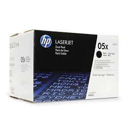 Картридж лазерный HP (CE505XD) HP LaserJet P2055, №05X, КОМПЛЕКТ 2 шт., оригинальный, ресурс 2 х 6500 страниц 101010361219 - фото 11478018