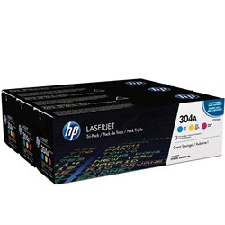 Картридж лазерный HP (CF372AM) ColorLaserJet CM2320/CP2025, №304A, оригинальный, КОМПЛЕКТ 3 цвета по 2800 страниц 101010361439 - фото 11478065