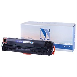 Картридж лазерный NV PRINT (NV-CF381A) для HP LJ M476dn/M476dw/M476nw, голубой, ресурс 2700 страниц 101010363407 - фото 11478166