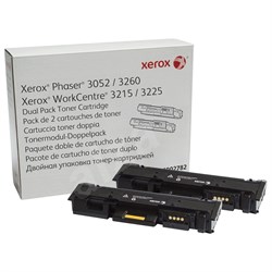 Картридж лазерный XEROX (106R02782) WC 3225/Phaser 3052/3260, оригинальный, КОМПЛЕКТ 2 шт., ресурс 2х3000 страниц 101010361827 - фото 11478246