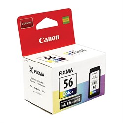 Картридж струйный CANON (CL-56) PIXMA E404/E464, цветной, оригинальный, ресурс 300 стр., 9064B001 101010362258 - фото 11478367