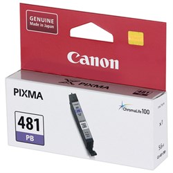 Картридж струйный CANON (CLI-481PB) для PIXMA TS8140/TS8240/TS9140, фото синий, ресурс 1660 страниц, оригинальный, 2102C001 101010363292 - фото 11478368