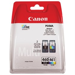 Картридж струйный CANON (PG-460/CL-461) для Pixma TS5340, оригинальный КОМПЛЕКТ 2 цвета, 3711C004 101010363861 - фото 11478370