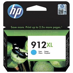 Картридж струйный HP (3YL81A) для HP OfficeJet Pro 8023, №912XL голубой, ресурс 825 страниц, оригинальный 101010363472 - фото 11478389