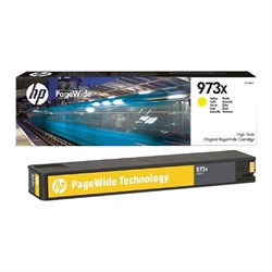 Картридж струйный HP (F6T83AE) PW Pro 477dw/452dw, №973X, желтый, увеличенный ресурс 7000 страниц, оригинальный 101010362296 - фото 11478415