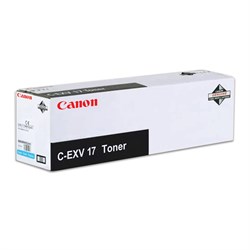 Тонер CANON (C-EXV17C) iR4080/4580/5185, голубой, оригинальный, ресурс 30000 стр., 0261b002 101010320721 - фото 11478445