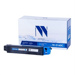 Тонер-картридж NV PRINT (NV-TK-5160C) для KYOCERA ECOSYS P7040cdn, голубой, ресурс 12000 стр. 101010363009 - фото 11478565