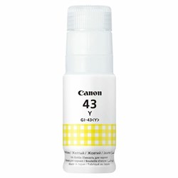 Чернила CANON (GI-43Y) для СНПЧ Pixma G540 / G640, желтые, 8000 стр., оригинальные, 4689C001 101010364293 - фото 11478624