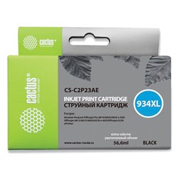 Картридж струйный CACTUS (CS-C2P23AE) для HP Officejet Pro 6830/6230, черный 101010362828 - фото 11478637