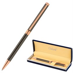 Ручка подарочная шариковая GALANT "ASTRON BRONZE", корпус металлический, детали розовое золото, узел 0,7 мм, синяя, 143524 - фото 11518349