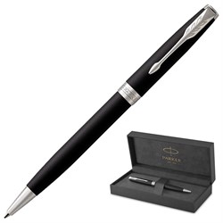 Ручка шариковая PARKER "Sonnet Core Matt Black CT", черный матовый лак, палладий, черная, 1931524 101010142355 - фото 11518668