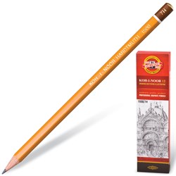 Карандаш чернографитный KOH-I-NOOR 1500, 1 шт., 7H, корпус желтый, заточенный, 150007H01170 101010180485 - фото 11548888