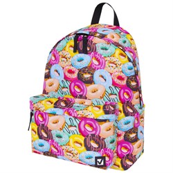 Рюкзак BRAUBERG СИТИ-ФОРМАТ универсальный, "Donuts", разноцветный, 41х32х14 см, 228862 - фото 11557789