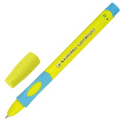 Ручка шариковая с грипом STABILO "LeftRight", СИНЯЯ, для правшей, корпус желтый/голубой, 6328/8-10-41 - фото 11571198