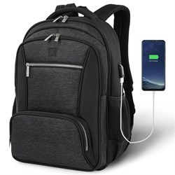 Рюкзак BRAUBERG FUNCTIONAL с отделением для ноутбука, 2 отделения, USB-порт, "Secure", 46х30х18 см, 270751 - фото 11583178