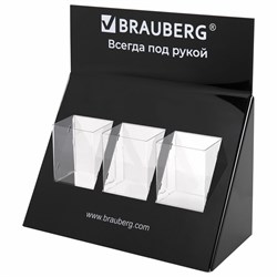 Подставка под письменные принадлежности BRAUBERG, 3 отделения, 34х35х14см, 505922 101010505922 - фото 11584543