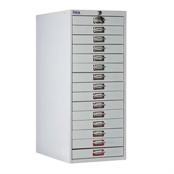 Шкаф металлический для документов ПРАКТИК "MDC-A3/910/15", 15 ящиков, 910х347х546 мм, собранный - фото 11586991