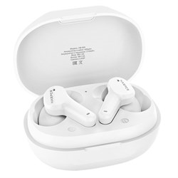 Наушники Harper HB-555 white (Bluetooth 5.0, Type-C, беспроводные, голосовой помощник, шумоподавлени - фото 5656458