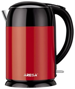 Чайник Aresa AR-3450 нерж.сталь/пластик, красно/черный - фото 5657023