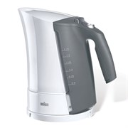 Чайник BRAUN WK-300, 1,7 л, 2200 Вт, закрытый нагревательный элемент, пластик, белый