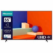 Телевизор HISENSE 55A6K, 55" (139 см), 3840x2160, 4K, 16:9, SmartTV, Wi-Fi, черный