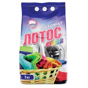 Стиральный порошок автомат 3 кг ЛОТОС "Color", улучшенная формула, для всех типов тканей 101010608267