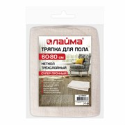 Тряпка для пола 60х80 см, трехслойная, нитепрошивная (НЕТКОЛ), 360 г/м2, 100% хлопок, LAIMA, 606632 101010606632