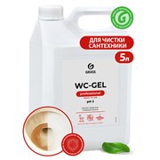 Средство для уборки сантехнических блоков 5,3 кг GRASS WC-GEL, кислотное, гель, 125203 101010605628