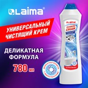 Чистящее средство универсальное крем, 780 мл, LAIMA "White fresh", 608661 101010608661