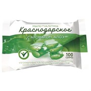 Мыло туалетное 100 г КРАСНОДАРСКОЕ (Меридиан), "Алоэ" 101010602373