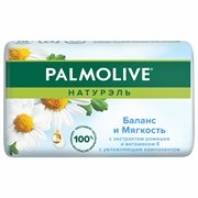 Мыло туалетное 90 г, PALMOLIVE НАТУРЭЛЬ "Экстракт ромашки и витамин Е", баланс и мягкость, 8693495032742 101010609047