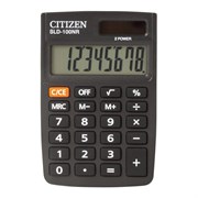 Калькулятор карманный CITIZEN SLD-100NR (90х60 мм), 8 разрядов, двойное питание 101010250086