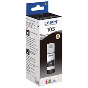 Чернила EPSON 103 (C13T00S14A) для СНПЧ EPSON L3100/L3101/L3110/L3150/L3151/L1110, черные, ОРИГИНАЛЬНЫЕ 101010363191